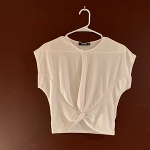 White Knot Top